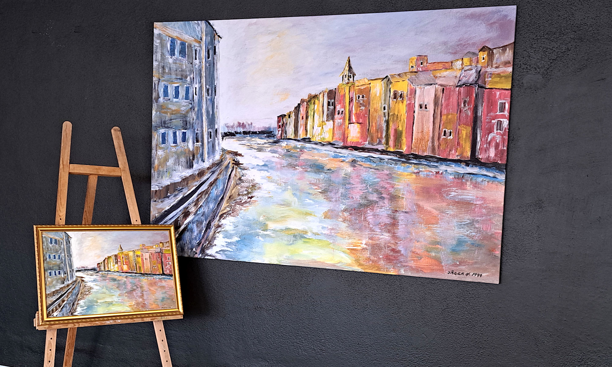 Pigmentdruck auf Leinen - 100 Jahre lichtecht